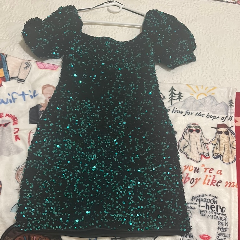 Sparkling Green Dress